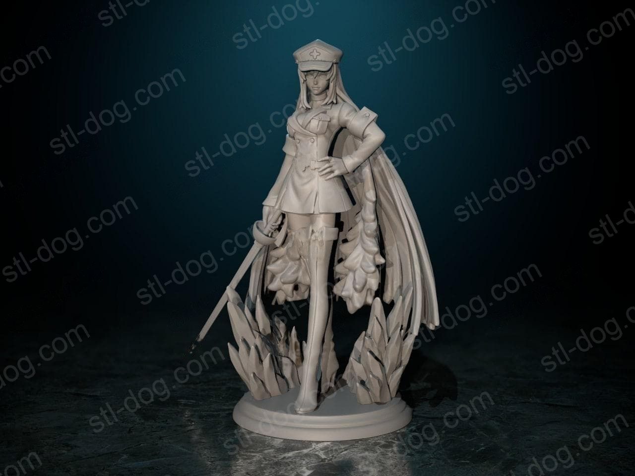 斩！赤红之瞳 艾斯德斯 3D 打印图纸